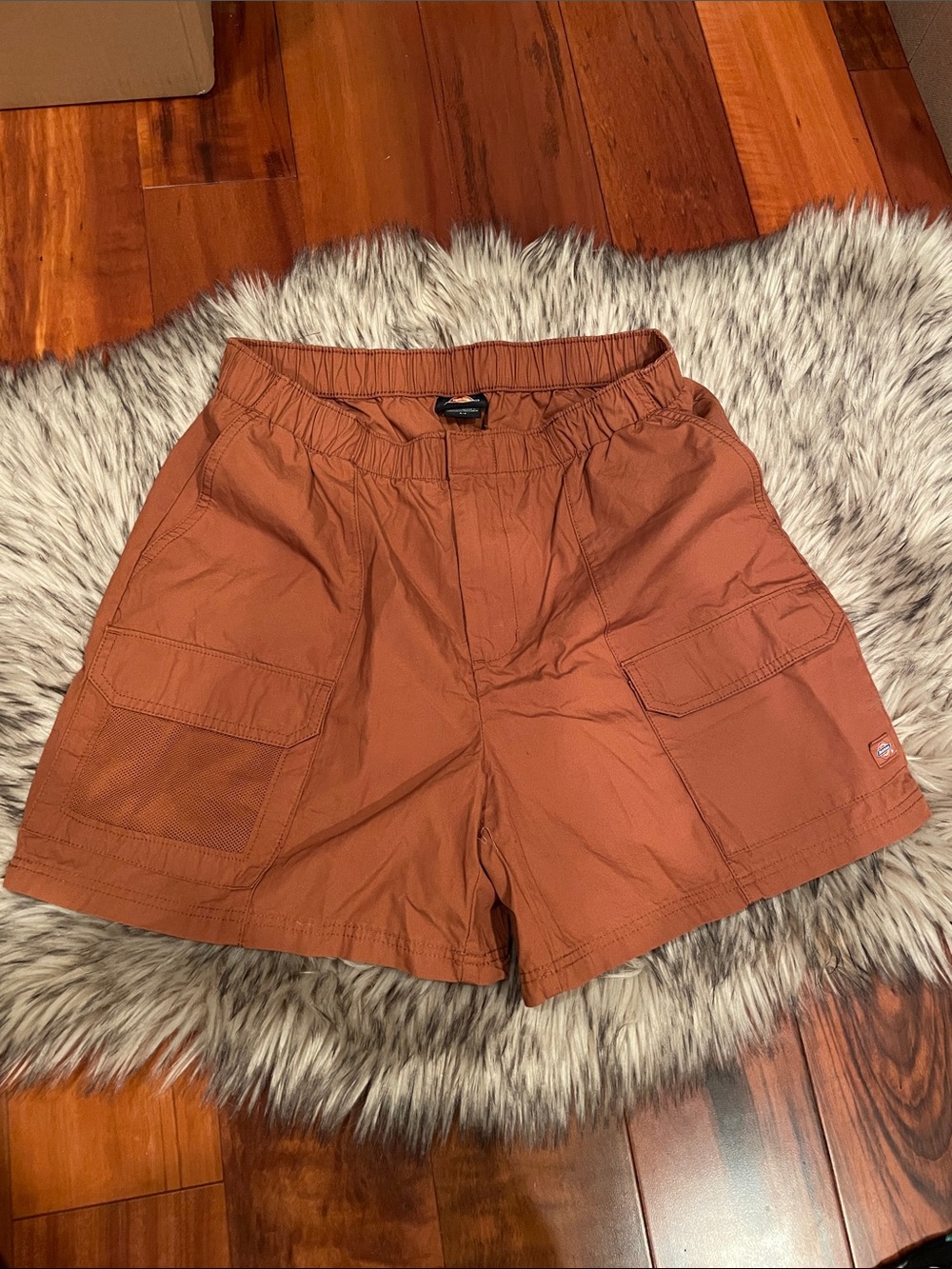 🩳Dickies Women's Rusty Orange Cargo Shorts💪🏽